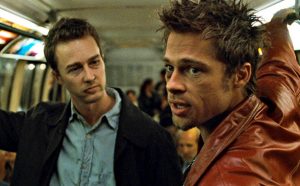 Fight Club Edward Norton and Brad Pitt( curiosity movie