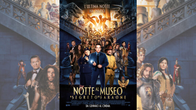"Una notte al museo - Il segreto del faraone" cm