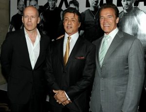 I Mercenari Bruce Willis - Sylvester Stallone - Arnold Schwarzenegger film curiosità