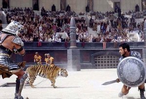 il gladiatore colosseo roma curiosity movie