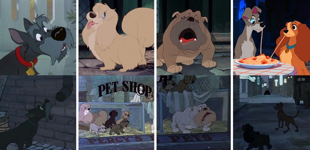 Lilli e il vagabondo carica 101 curiosity movie