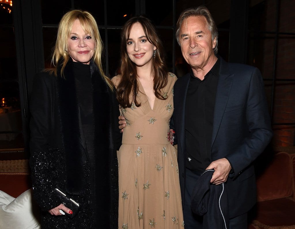 Cinquanta sfumature di grigio dakota johnson Melanie Griffith e Don Johnson curiosity movie