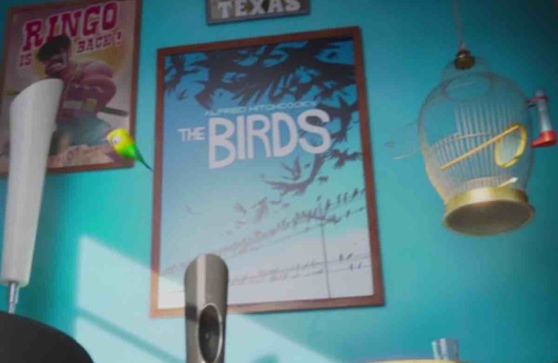 Pets the bird curiosity movie