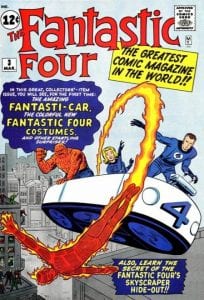 I Fantastici 4 fumetto curiosity movie