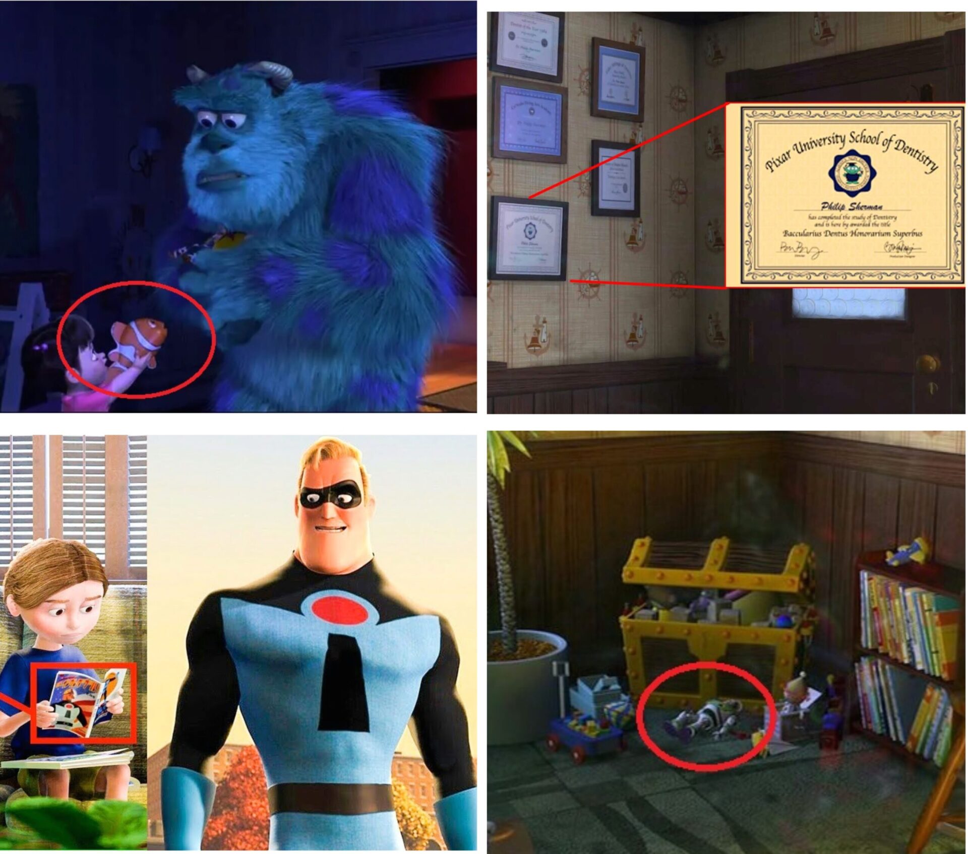 Alla ricerca di Nemo easter egg Curiosity Movie
