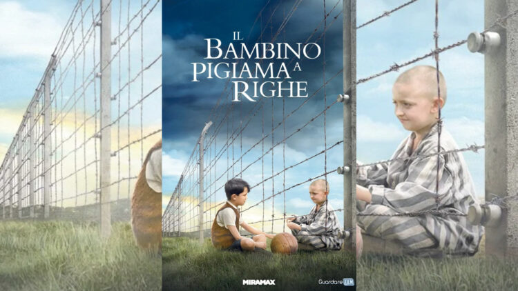 Il bambino con il pigiama a righe cm